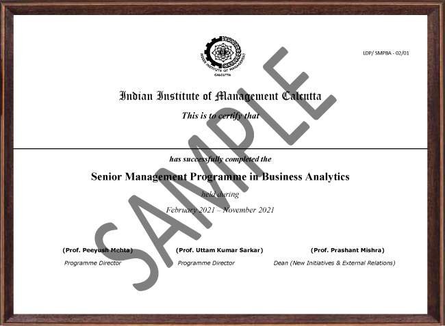 IIM Calcutta - Senior Management Programme in Business ...